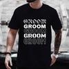Team Groom Squad T-shirt Engagement Wedding Graphic Y2k Evg Tops Best Man Blouses Boyfriend Single Farewell Bachelor Party Tees
