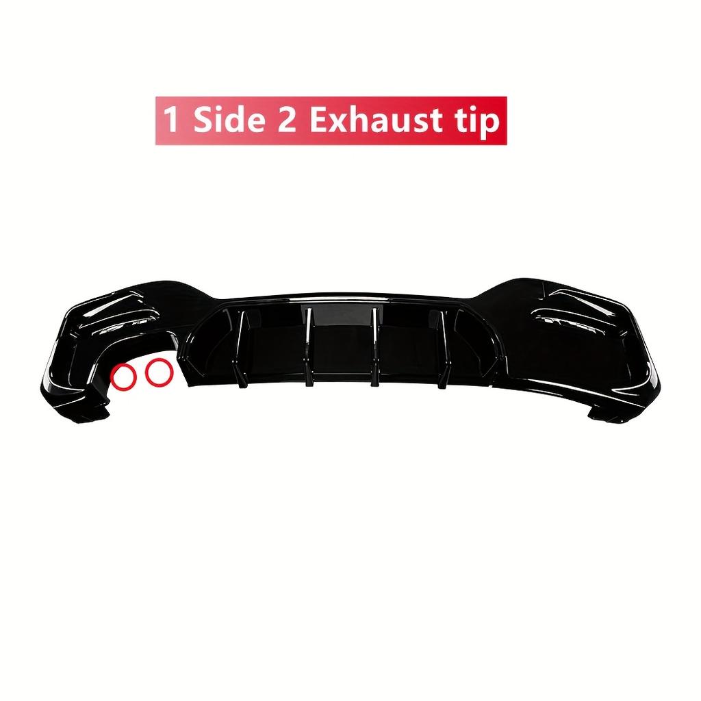 Car Rear Bumper Spoiler Lip Diffuser Decoration Accessories Kit For BMW 1 Series M Sport F20 F21 M135i M140i 2015-2019