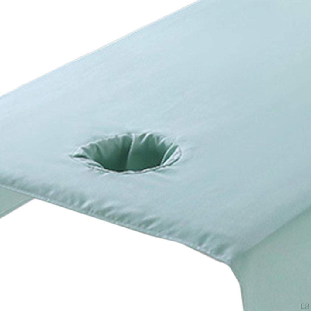 Beauty Salon Massage Table Sheet Cover with Breathable Hole 80Cmx200cm Durable Easily Install