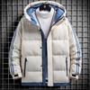Padded Jacket Men's Winter Jacket Two Bars Padded Jacket Men's Down Cotton Men's Clothing Thickened Padded Jacket Men's