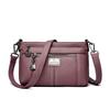 Soft Leather Versatile Middle-aged Mom Bag Large-capacity Single-shoulder Crossbody Bag