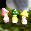 Mushroom Figurine Cute Handmade Resin Home Mushroom Figurine for Garden