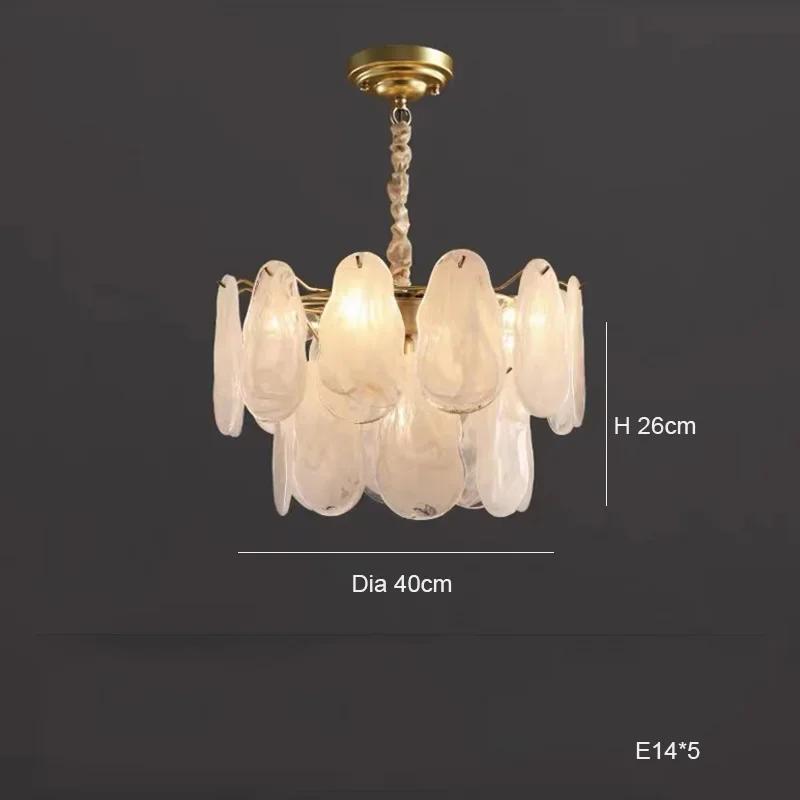 Французский стиль роскошная гостиная подвесной светильник светодиодный свет постмодерн стеклянный подвесной светильник украшение дома ресторан гостиница освещение