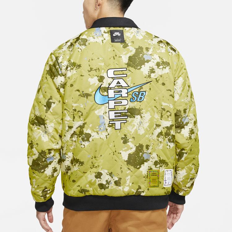 Nike SB X Carpet Company Двусторонняя теплая куртка для скейтбординга Мужская куртка черного цвета DA4309-010