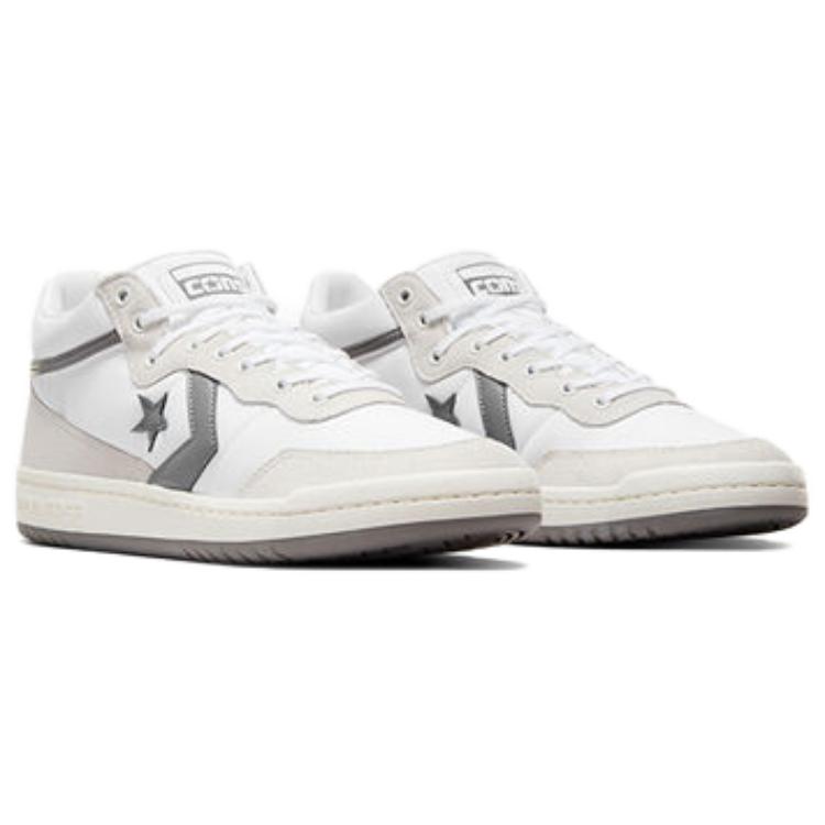 Converse Fastbreak Pro Mid White Vaporous Grey Unisex Sneakers A08855C