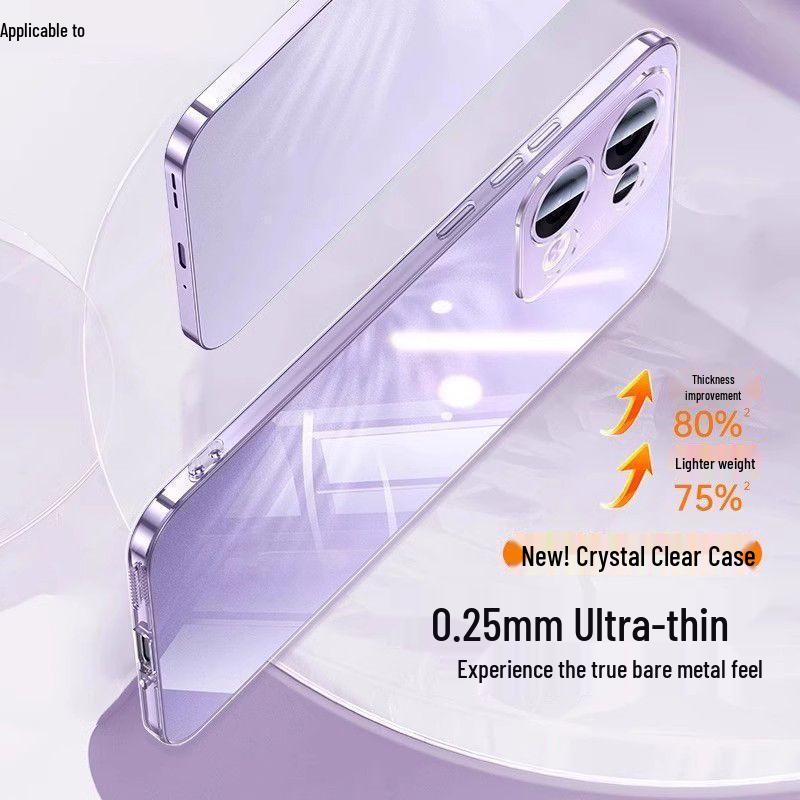 Ультратонкий прозрачный силиконовый мягкий чехол для OPPO Reno 13 & 13 Pro - Полная защита от падений