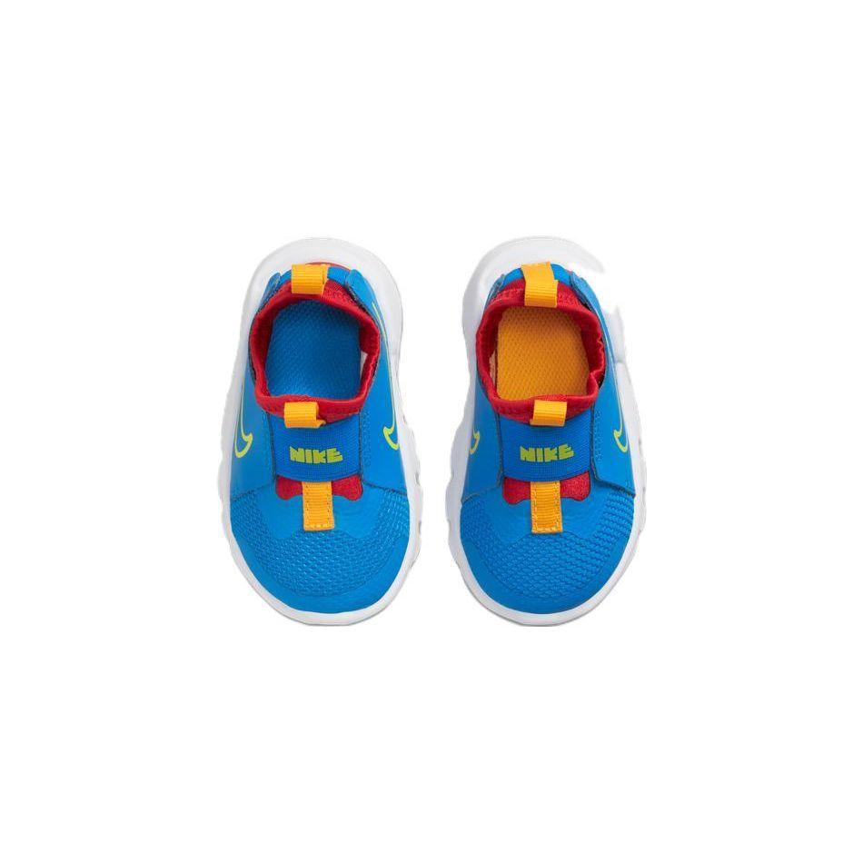 Nike Flex Runner 2 TD Photo Blue Atomic Green Детские кроссовки University-Red University-Gold DJ6039-402