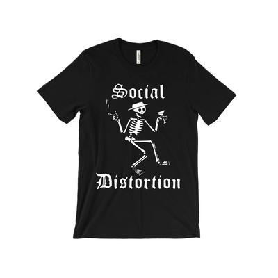 Футболка Social Distortion - Панк-рок группа - Скелет - Ring Of Fire Rancid