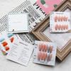 20 шт. Картонные карточки для демонстрации ногтей, простой стиль, карточки для накладных ногтей, для прессованных ногтей, реквизит для фотографий, салон маникюра