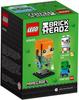 Figurine LEGO® Brickheadz - Minecraft - Alex - 7,6 cm - Modèle 40624 - Détails authentiques