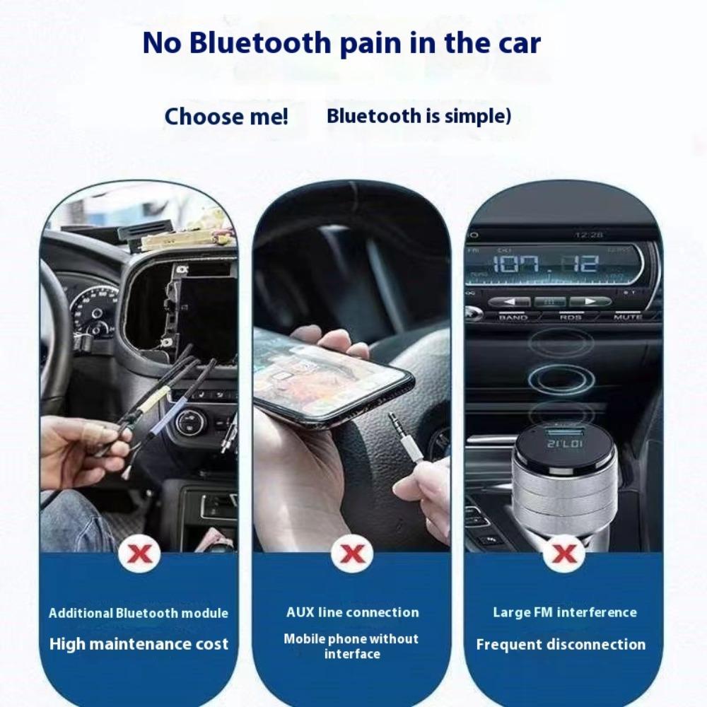 3,5-миллиметровый Bluetooth-приемник, автомобильный аудиоприемник Bluetooth, проводной динамик, измененный на беспроводной Jerry Bluetooth V5.0