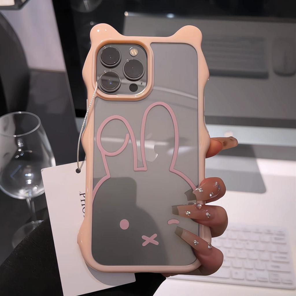 Чехол для iPhone 15 Pro Max с Миффи Большое Лицо, Милый Кот Ушки, Huawei Apple 14 Pro Max, Новая Модель