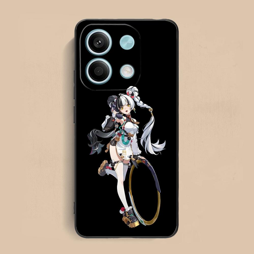 ZZZ Чехол Dialyn Матовый ТПУ для Мобильного Телефона Xiaomi Redmi Note 14 13 12 11 S Pro Plus 4G 5G Цветной Печатный Чехол
