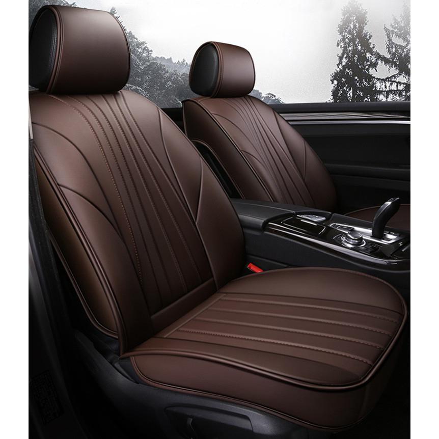 5-Seats Luxury Wear-resistant Leather Seat Cover Car SUV Full Front+Rear Cushions Set