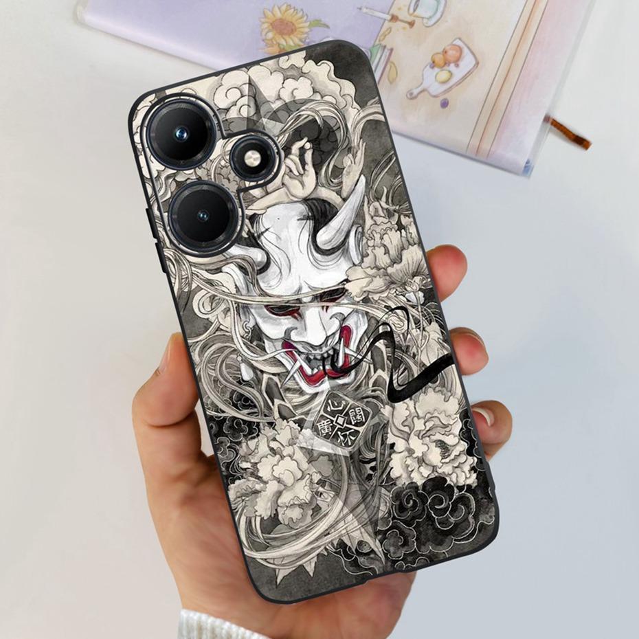 Милый Чехол Для Телефона Для Infinix Hot 30i Hot30 30 Play NFC 2023 Мягкий Силиконовый ТПУ Задняя Крышка Для Infinix Hot30i Hot 30 30Play