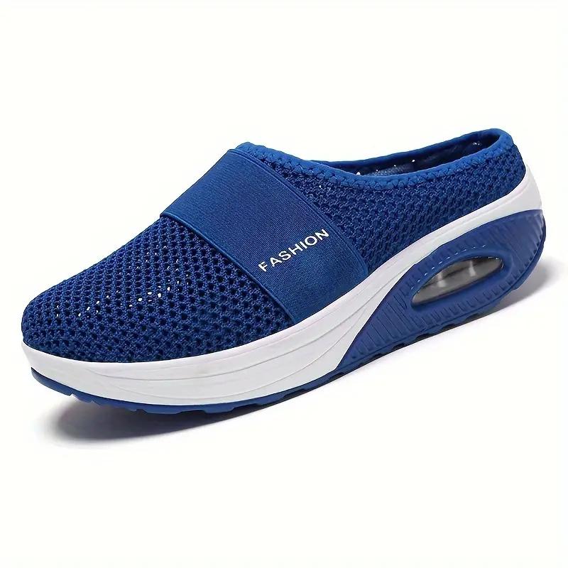 New Women Sneakers Air Cushion Slip-On Orthopedic Platform Sneakers Mesh Lightweight Wedges Sneakers Designer Shoes for Women