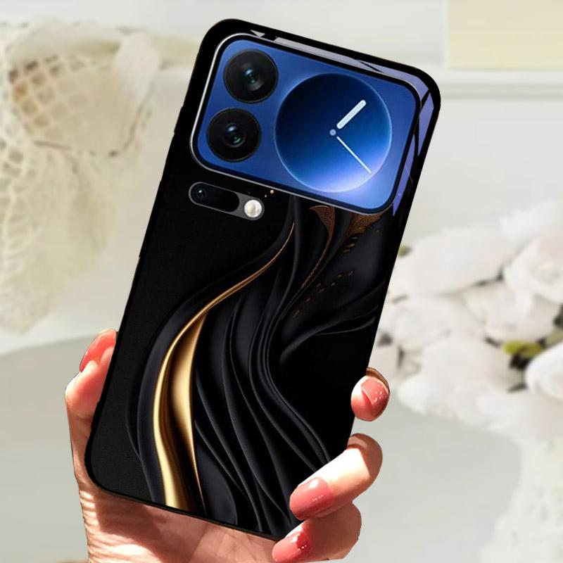 Для Xiaomi 17 Pro Max Чехол 17 17Pro Роскошная Закаленная Стекло Защитная Задняя Крышка Чехол Для Xiaomi17 Pro ProMax Корпус Телефона Fundas