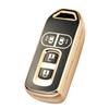 Чехол для ключей подходит для Honda JF1 JF2 JF3 JF4 Чехол для ключей Чехол для смарт-ключа Держатель для ключей Премиальный легкий материал ТПУ 4 кнопки [Отстегнуть] N-BOX - N-Серия - - -