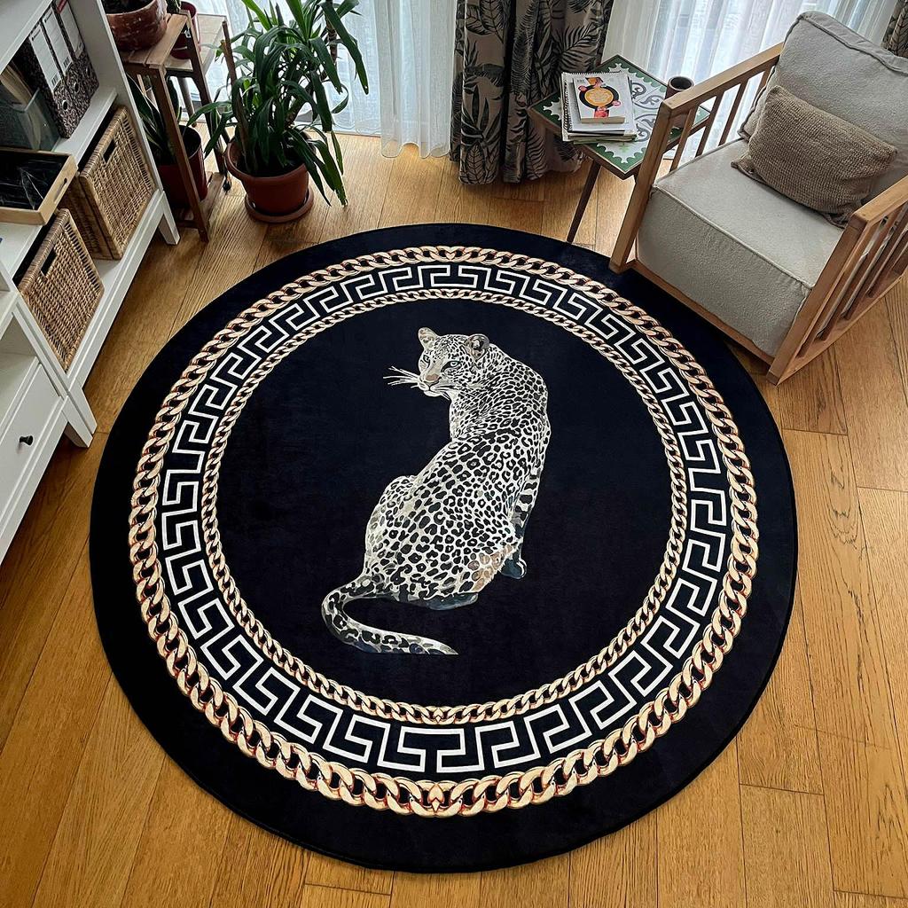 ePeddler Домашний декоративный леопардовый узор, цифровая печать, моющаяся нескользящая точечная основа, новое поколение ковров для гостиной, кухни, ванной комнаты и напольного коврика