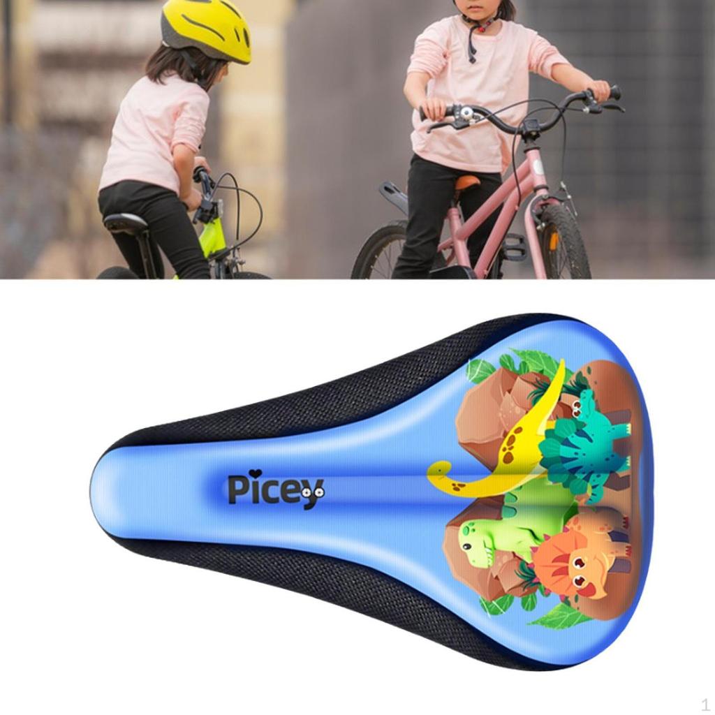 Детская накладка на сиденье велосипеда,Чехол для детского сиденья велосипеда,Маленькая накладка на седло из пены с памятью с противоскользящим покрытием,Мягкая защита, Велосипедные аксессуары