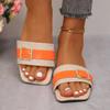 Оранские тапочки Лучшее качество Парижские тапочки для женщин Дизайнерские летние тапочки на плоской подошве из натуральной кожи Женские повседневные модные сандалии