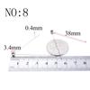 20PCS Wire Diameter 0.3mm Micro Mini  304 Stainless Stee Torsion Spring  For Jewelry