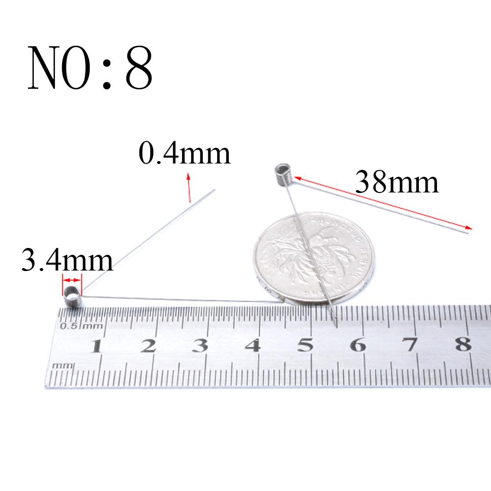 20PCS Wire Diameter 0.3mm Micro Mini 304 Stainless Stee Torsion Spring For Jewelry