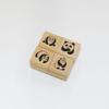 Taiyo Tomar Panda Rubber Stamps (4 pieces) RT-panda-S02