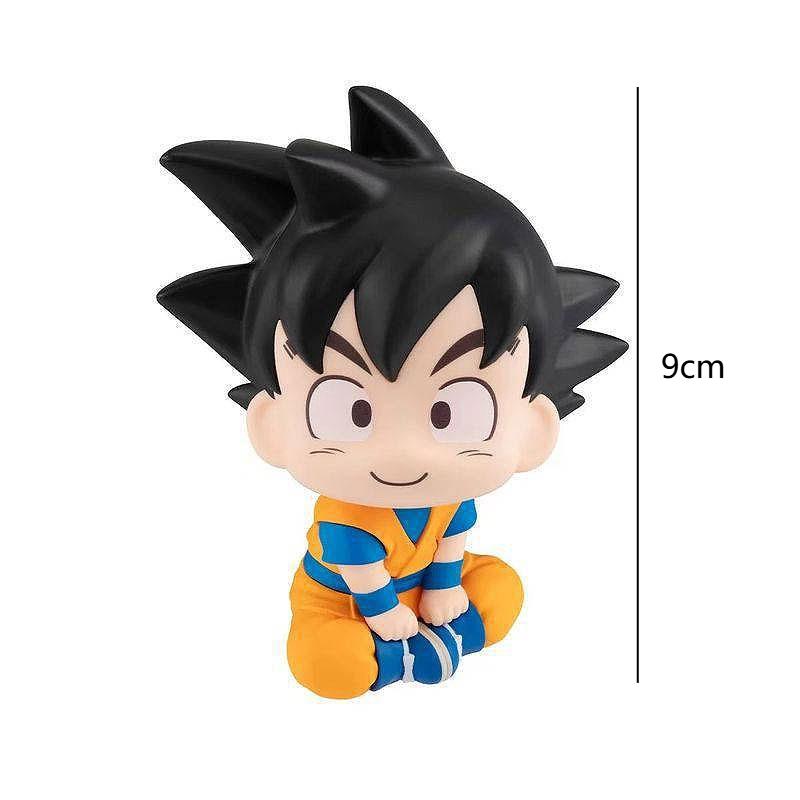 2 шт. Аниме Dragon Ball Z Look Up Гоку Веджета Фигурка Действия Кукла Статуэтка Q Версия Каваи ПВХ Модель Статуя Коллекция Подарок Игрушка