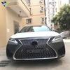 Передний бампер Camry 2022 в стиле Lexus, решетка и рамка противотуманной фары, комплект для модернизации