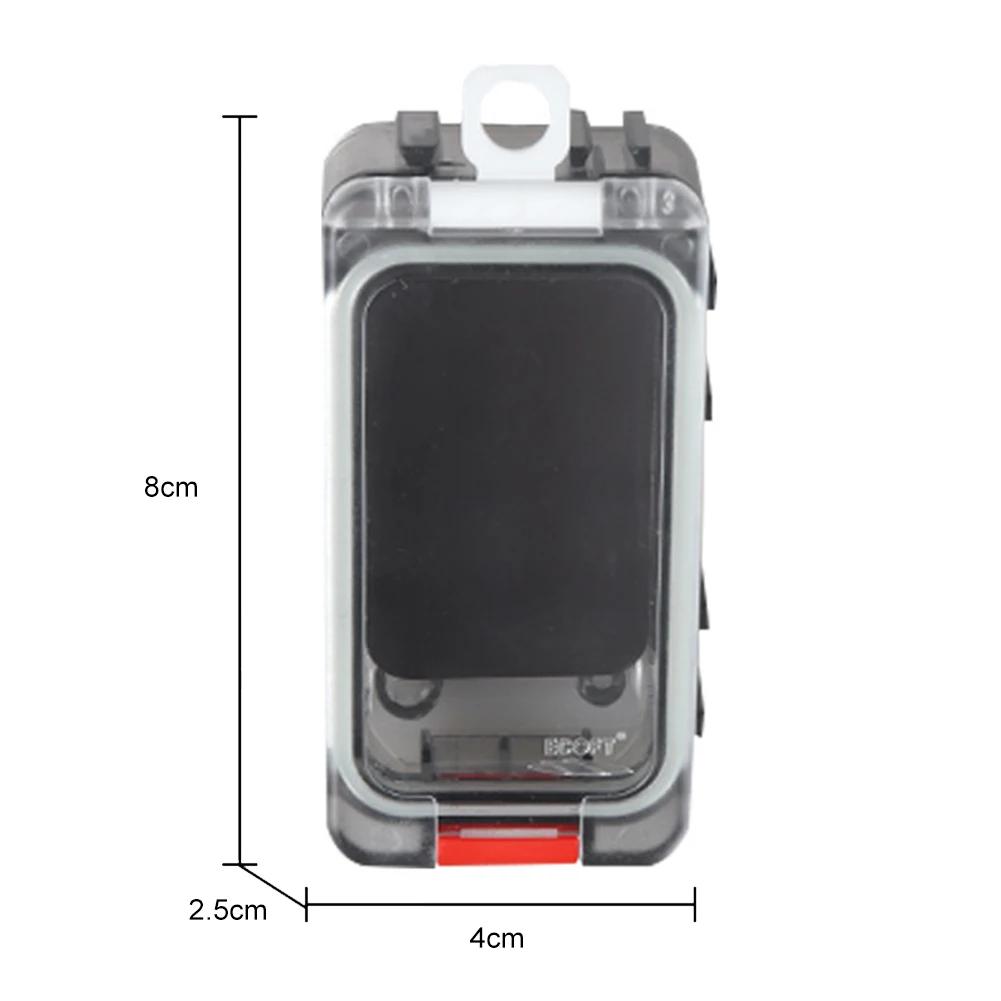 Ящик для рыболовных снастей Водонепроницаемый ящик для инструментов Двусторонний контейнер для хранения рыболовных крючков Органайзер для карповых аксессуаров Чехол для крючков и приманок