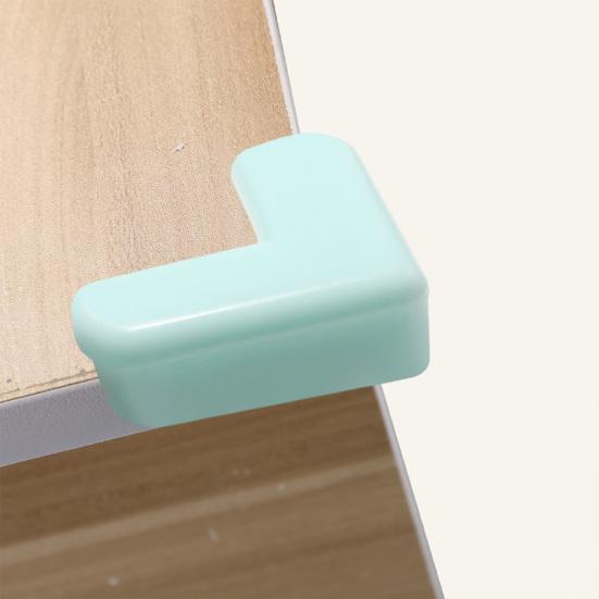 4Pcs Furniture Corner Protector Anti-collision Baby Proof Soft PVC Self-adhesive Table Sharp Edges Corner Guard Protective Cover Kit