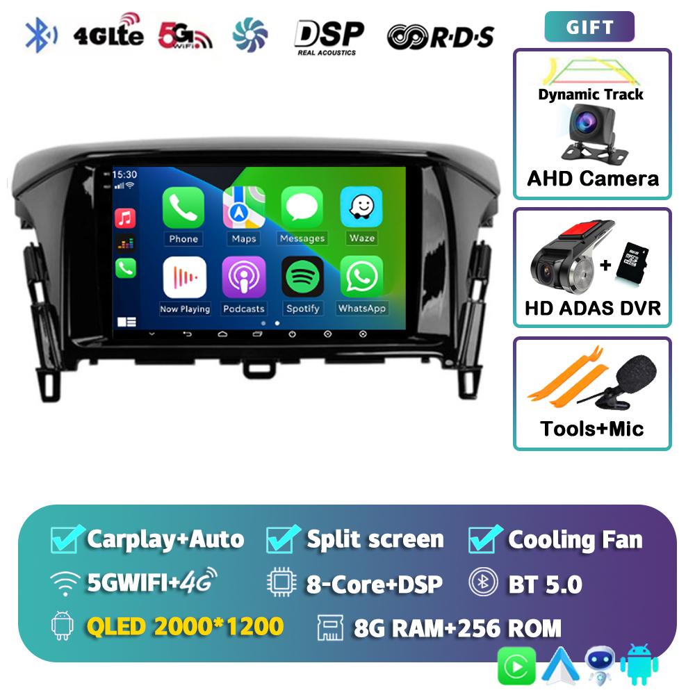 Автомагнитола с Android 14 Carplay Auto для Mitsubishi Eclipse Cross 2018 2019 2020 Мультимедийный видеоплеер Навигация GPS 2din Стерео