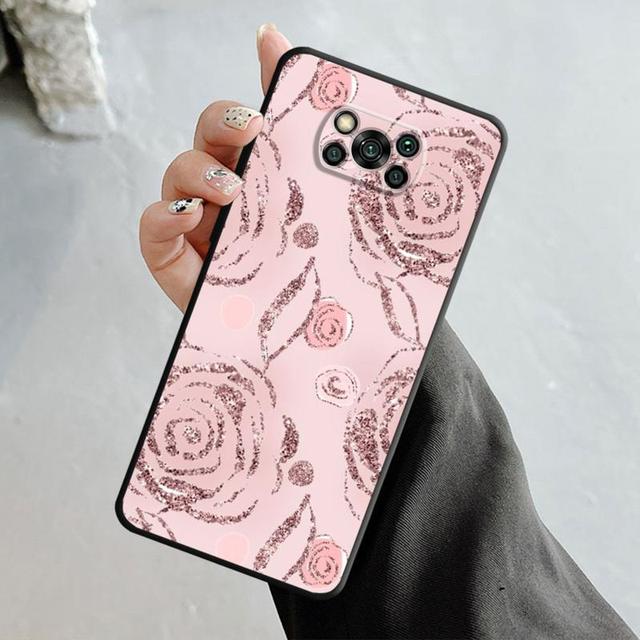 Чехол для Xiaomi Poco X3 Nfc X4pro M3 C40 для Mi 12 11 10 10t 8 Note10 Lite 11ultra 11t Pro F1 розовое золото розовая королева принцесса