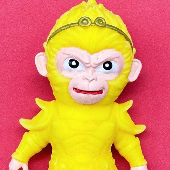 Wukong Squeeze Toy Медленный отскок Снятие стресса Тревога Портативный Дети Подростки Взрослые Обезьяна