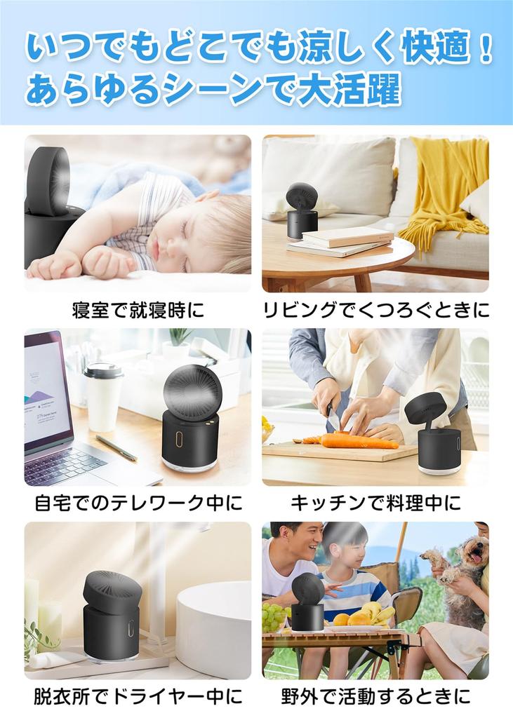 Складной Портативный Настольный Воздух 5000 мАч Большой 30 часов Быстрое Направление Воздуха Непрямое Автоматическая Разборка и Очистка Мини Прохладная Вода Энергия