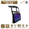 Android Car Radio для Hyundai Santa Fe 2002-2005 Мультимедийный проигрыватель Головное устройство Стерео GPS Навигация BT WIFI 1+16 ГБ