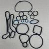 black Cooling System Seal Oil Cooler Gasket Seals Kit 24445723 55354072 55354071 For Chevrolet Cruze 1.6L 1.8L Sonic Astra Zafi