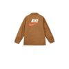 Nike Letter Logo Print Stand Collar Single-Breasted Long Sleeve Jacket Men Jackets Brown FD9903-258