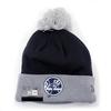 New Era New York Yankees 2025 MLB Тренировочная Дорожная Вязаная Шапка Бини Темно-синий-Серый [Б/У]