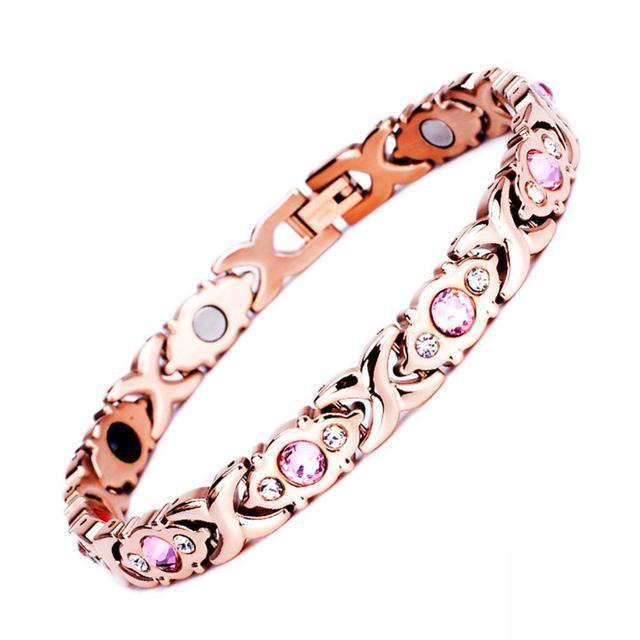 Trendy 3 Colors Energy Magnets Jewelry Slimming Bangle Bracelets Twisted Magnetic Therapy Bracelet Healthcare