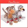 Cute Cartoon Tiger Leopard Deer Lion Plush Toy Companions Girl Kid Birthday Gift