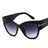 New Creative Sunglasses Retro Fashion Men Large Frame Women's T-shaped Dark Glasses Well Made