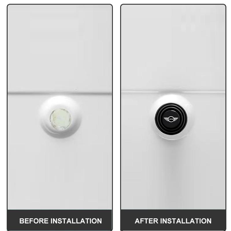 Car Door Shock Absorber Buffer Protective Stickers Soundproof Rubber Pads For MINI Cooper F54 F55 F56 R56 R60 Roadster Clubman Coupe