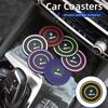 Car Sticker 2025 Hot PVC Car Coaster Water Cup Anti-Slip Silicone Pads Interior Accessories For BMW Motorsport X1 X3 X5 E39 E46