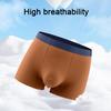 Мужское нижнее белье боксеры Эластичный дизайн со средней посадкой Лоскутная расцветка В рубчик U-образные шорты-брифы Гладкая текстура трусики