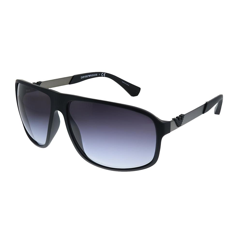 Emporio Armani Ea 4029 50638g Унисекс Квадратные Солнцезащитные Очки Резиновые Черные