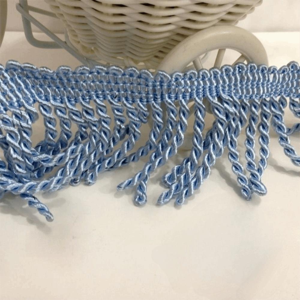 11M Polyester Fringe Lace Fabric Trim Craft Supplies Gold Fringe Trim Lace Trim Ribbon Latin Dress