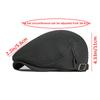 1Pc Men'S Casual Hat Berets Caps For Spring Summer Autumn Flat Cap Breathable Mesh Cap Flat Peaked Beret Hats Golf Hat