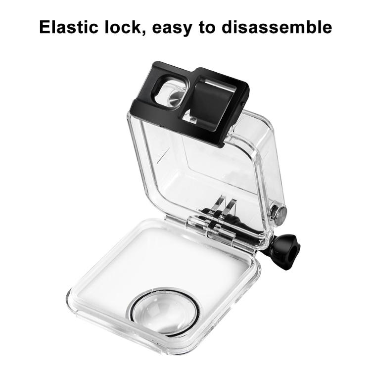 PULUZ 45-метровый подводный водонепроницаемый чехол для дайвинга с корпусом для GoPro MAX, с пряжкой, базовым креплением и винтом